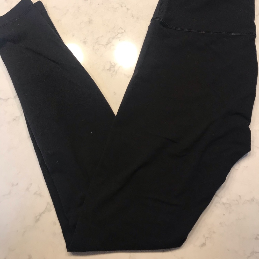 Wunder Under black leggings.